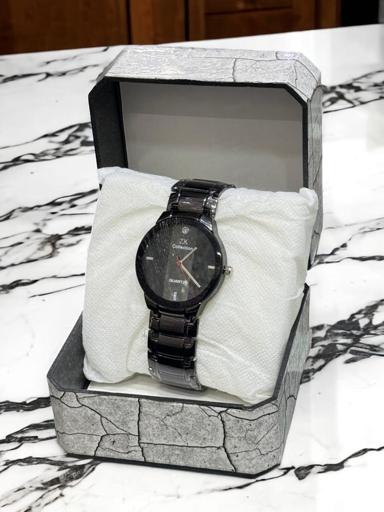 Chain Watch For Men Elegant Black Everyday Watch – Classic Style