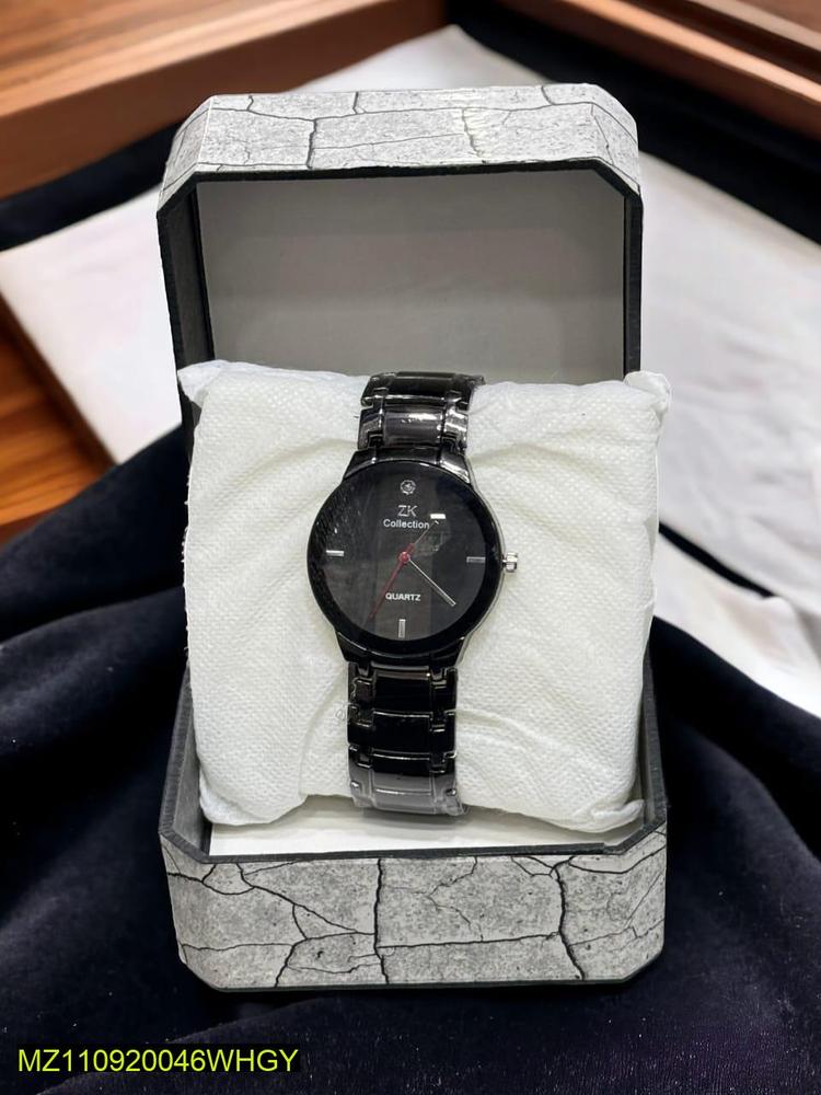 Chain Watch For Men Elegant Black Everyday Watch – Classic Style