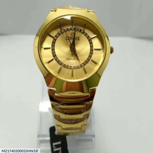 Men's Quartz Golden Chain Watch - – Classic Stylish Look