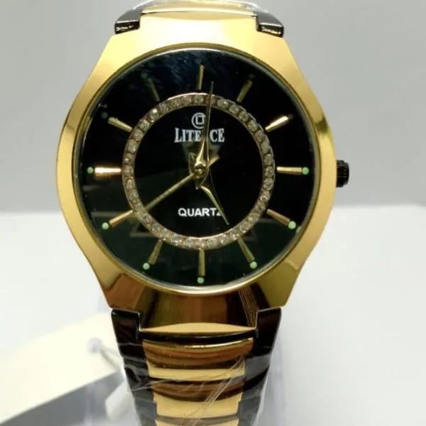 Men's Quartz Water Resistant Round Analogue Watch - 1 Pc