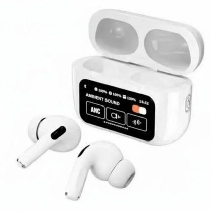 Premium Quality Earbuds-White Airpods A9 Pro Airpods Pro LCD Display